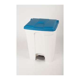 CONTAINER 70L blanc couvercle bleu|JVD-JVD8991090