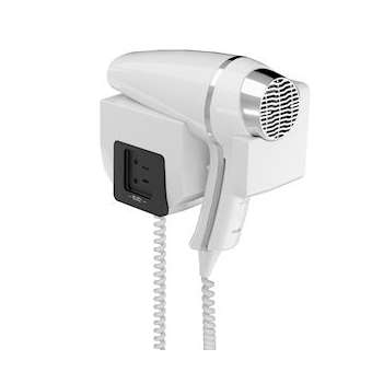 Sèche-Cheveux CLIPPER II blanc + support frontal PR MT|JVD-JVD8221208