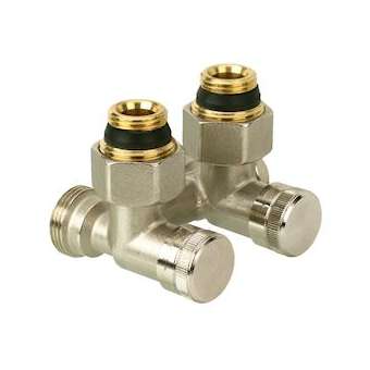 RLV-K Repartiteur équerre pour radiateur 1/2 femelle|Danfoss-DFS003L0282