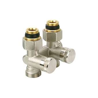 RLV-K Repartiteur droit pour radiateur 1/2 femelle|Danfoss-DFS003L0280