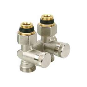 RLV-K Repartiteur droit pour radiateur 1/2 femelle|Danfoss-DFS003L0280