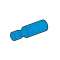 Clip femelle rond bleu (1,5 à 2,5 mm²) - Diam. 5 mm
