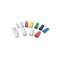Manchon post-isolant pour clip femelle en drapeau 6,35 mm incolore
