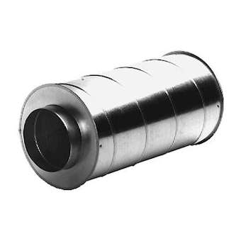 Silencieux acier galvanisé, longueur 700 mm, D de raccordement au réseau 160 mm|S&P France ( Unelvent )-UNE861552