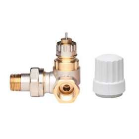 RA-IN 10 corps de robinet à Kv réglable, 3/8' angle à droite du radiateur|Danfoss-DFS013G6571