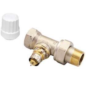 RA-IN 20 corps de robinet à Kv réglable, 3/4' droit dimensions NF|Danfoss-DFS013G6586