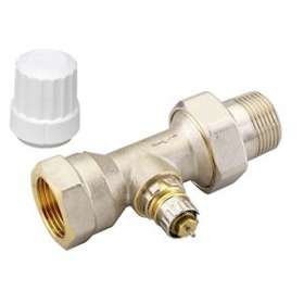 RA-IN 25 corps de robinet à Kv réglable, 1' droit dimensions NF|Danfoss-DFS013G6588
