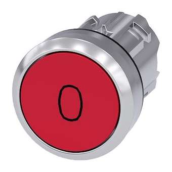BOUTON-POUSSOIR, ROUGE|Siemens Industries et Infrastructures-SIE3SU1050-0AB20-0AD0