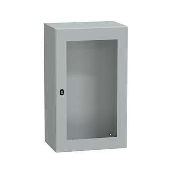 Spacial S3D - H1000xL600xP400 + porte vitrée|Schneider Electric-SCHNSYS3D10640T