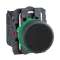 Harmony XB5 - bouton poussoir à impulsion - D22 - noir - 1O+1F - vis étrier|Schneider Electric-SCHXB5AA25