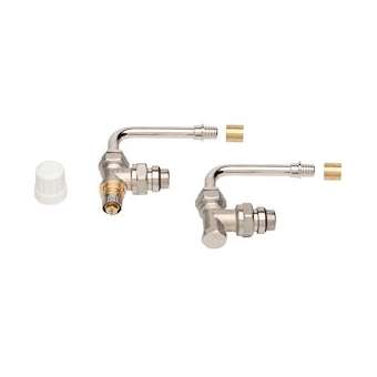 kit hydrocâblé HC-RE 75mm PER 12 à glisser RA-IN équerre + RLV-S avec coude orie|Danfoss-DFS013G2320