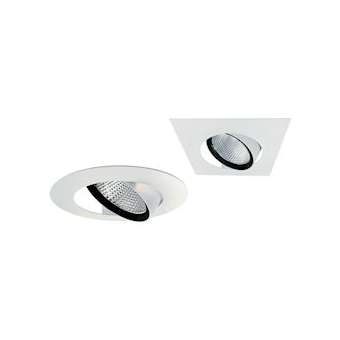 Downlight orientable Rond EKTOR 42W 830 Spot 15DEG Noir|Lucibel-LCLEKR42W830SPBK