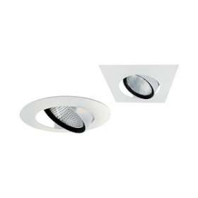 Downlight orientable Rond EKTOR 42W 830 Wide Flood 60DEG Blanc|Lucibel-LCLEKR42W830WFWH