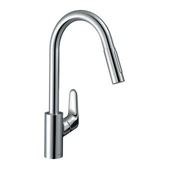 Mitigeur de cuisine 240, avec douchette extractible 2 jets, sBox chromé|Hansgrohe-HA373880000