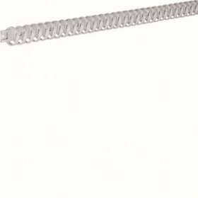 Goulotte de câblage flexible autocollante sans halogene 20mm L500mm gris clair|Hager-HAGL2222