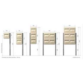 Porte avant B1-B3 CORAIL Collectif - Avec serrure - Beige|Maec-MAE0819071