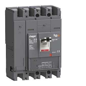 Disjoncteur h3+ P630 LSI AB 4x400A 25kA|Hager-HAGHHW401JA
