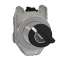 Harmony XB4 - bouton à clé 455 - flush - 2 pos à rap. - retr G - 1F - vis|Schneider Electric-SCHXB4FG61
