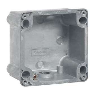 Boîtier réversible Hypra IP44/55 pour Prisinter fixe 2P+T et 3P+T 16A - métal|Legrand-LEG052059