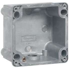 Boîtier réversible Hypra IP44/55 pour Prisinter fixe 2P+T et 3P+T 16A - métal|Legrand-LEG052059