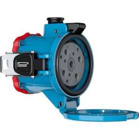 DECONTACTOR DS9 Socle Métal bleu Size.5 IP66/67 2P+T 125A 250V DC|Marechal-MAR3994209