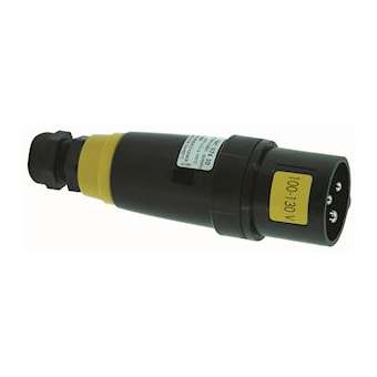PRE - Fiche 16A 2P+T Polyamide ATEX / IECEx 100-130 V 50/60 Hz|Atx Appleton-ATXPRE316PY
