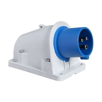 Socle connecteur PK saille inclinée, connexion vis, IP44, 32 A 3P+N+T 200-250 V|Schneider Electric-SCHPKE32W425