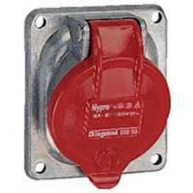 Prise fixe Hypra IP44 16A - 380V~ à 415V~ - 3P+N+T - métal|Legrand-LEG052234