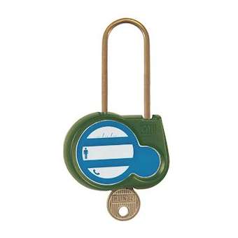 cadenas vert 50mm d.4mm clé identique 111|Catu-CATAL-240-V-111