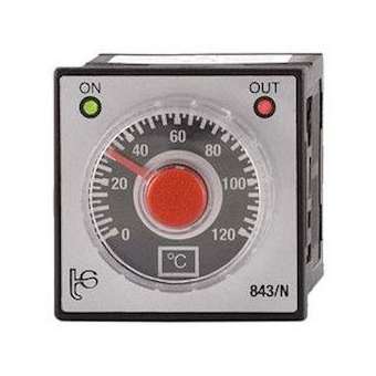 843 N-PT: thermostat analogique à 1 seuil 0..+350DEGC. Pour sonde PT100. Alim 2|Mci coupatan-LCI030288