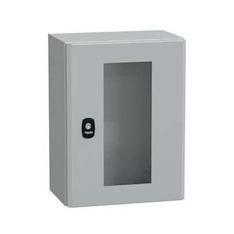 Spacial S3D - H400xL300xP200 mm + porte vitrée|Schneider Electric-SCHNSYS3D4320T