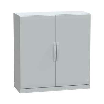 Thalassa PLA - Armoire polyester socle 1000x1000x420 - IP54 Ral 7035|Schneider Electric-SCHNSYPLAZ10104G
