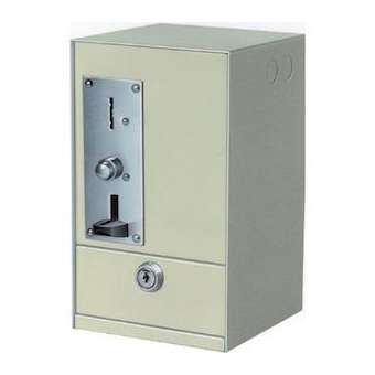 M688 255M + CPT 1EURO 230V: minuteur-monnayeur. Boîtier inox fixation saillie|Mci coupatan-LCI060741