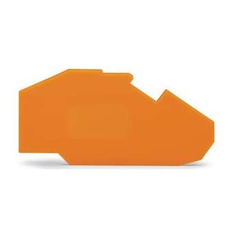 TOPJOB'S plaque intermédiaire et d'extrémité / Orange / Epaisseur 1,5 mm|Wago contact-WAG780-317