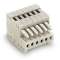 Connecteur femelle MICRO détrompé / 8 pôles / 0,5 mm² / Pas 2,5 mm / Gris clair|Wago contact-WAG733-108