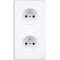 Façade HITERA BLANC SOFT DOUBLE VERTICALE PC PC|Modelec-MD8280-481