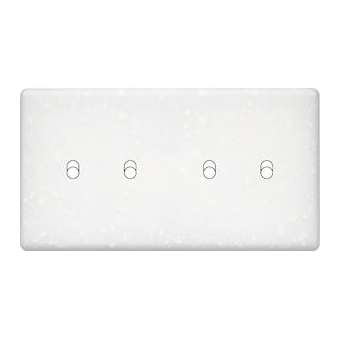 Façade HITERA TERRAZZO BLANC DOUBLE HORIZONTALE B2 B2|Modelec-MD8174-485