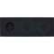 Façade DESIR NOIR SOFT TOUCH TRIPLE HORIZONTALE PC M1 C1|Modelec-MD8319-808