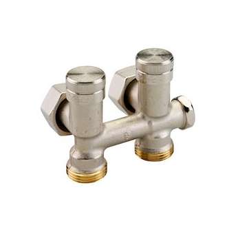 RLV-K Repartiteur équerre pour radiateur 3/4 mâle|Danfoss-DFS003L0283