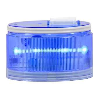 ELYPS LM: élément lumineux bleu - lumière fixe - lentille colorée - IP65 - 24V|Sirena-ENA32331