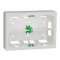 Unica - boîte de concentration saillie - 2 rang de 8 mod - Blanc anti - à compl|Schneider Electric-SCHNU821820