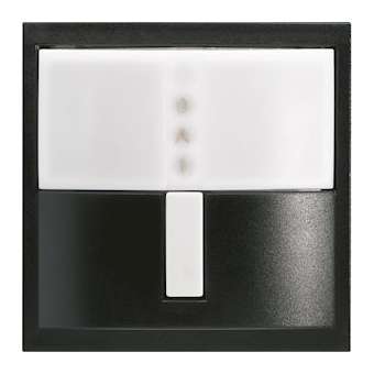 Systo interrupteur automatique infrarouge 3 fils 2 modules Noir|Hager-HAGWS051N