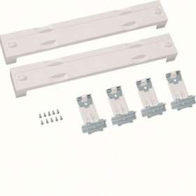 Jeu 2 plastrons pleins d'extrémité 1 travée h 75 mm l 500mm univers|Hager-HAGUD02F1