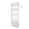 Atoll Spa EC +Air, Blanc RAL 9016, 592W, H 1330 mm / L 500 mm, racc. S039