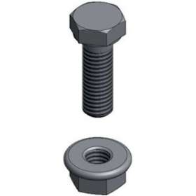 Boulon à tête hexagonale M8x15 HE, EZ|Niedax France-NDX648007