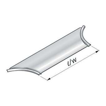 Couvercle Sortie Latérale CO2, Gamme PSN, largeur 100, SZ|Niedax France-NDX008463