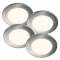 LISMORE 4-KIT spot encastré Plastique Chrome LED integrée 3000K|Nordlux-ORX76730001