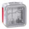 Boîtier étanche Plexo 1 poste pour montage en saillie - gris|Legrand-LEG069952