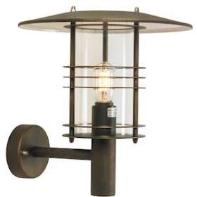 STOCKHOLM BIG patine rouille 70W halogène max./E27 IP54 cl II verrerie claire|Norlys-NOS286RO