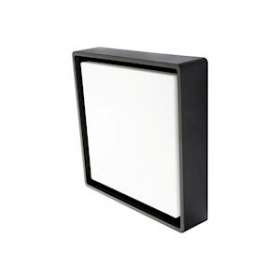 FRAME SQUARE MAXI hublot design noir LED 21W 3000K secours 3h classe II IP66|Sg lighting-NOL605355